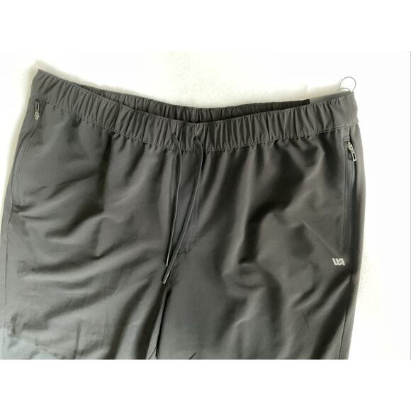 VRST Men's Mix Media Slim Tapered Pant Pure Black XXL Athleisure Streetwear - Picture 2 of 16